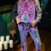 Purple Multi Skeleton Jogger