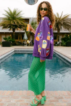 Purple Scattered Multi Fanta™ Can Sweatshirt