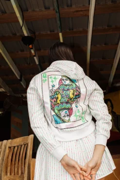 QOS Logo Rhinestone Short