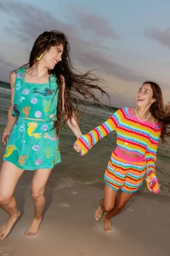 Rainbow Stripe Long Sleeve Sweater