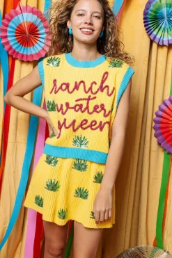 Ranch Water Queen Sweater Vest