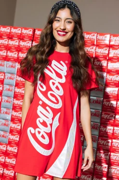 Red Coca-Cola® Tee Dress