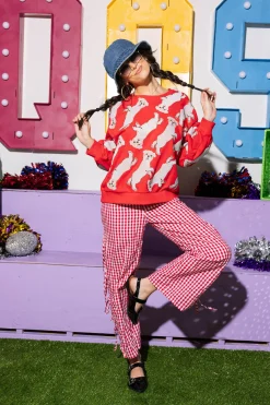 Red Crawling Bulldogs Sweatshirt