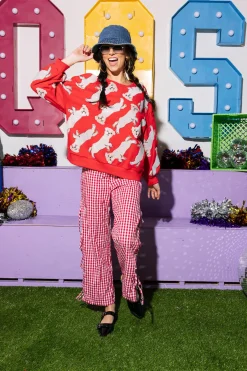 Red Crawling Bulldogs Sweatshirt