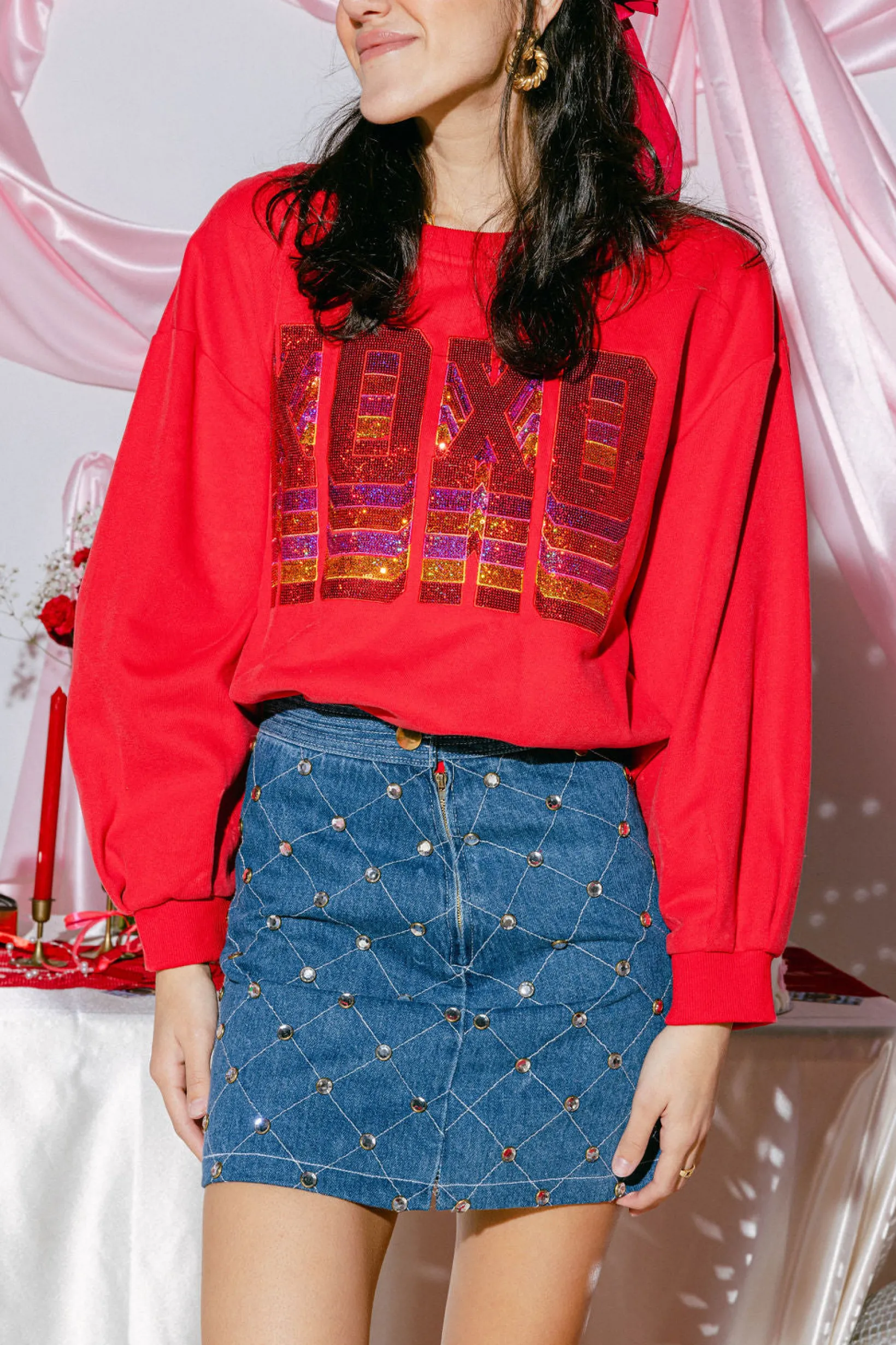 Red XOXO Sweatshirt