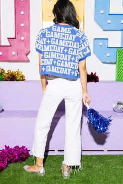 Royal & White 'Gameday' All Over Top