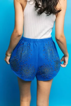 Royal Blue Firework Short