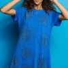 Royal Blue Firework Tee Dress
