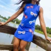Royal Blue Sunglass Tank Dress
