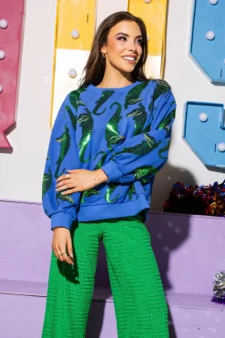 Royal Crawling Gators Sweatshirt