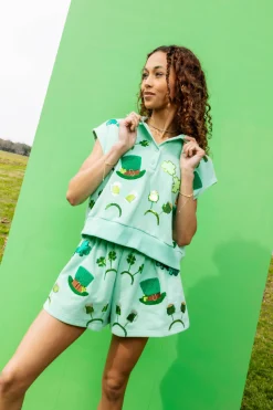 St. Patrick's Day Sunglass, Hat & Headband Icon Tank