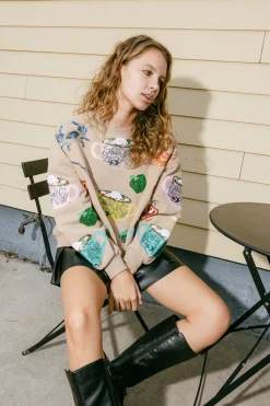 Tan Gumbo & Seafood Sweatshirt