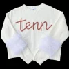 “Tenn” Feather Sleeve Sweater