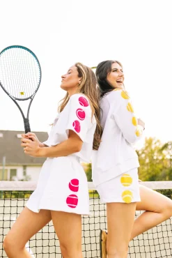 Tennis Ball Sleeve Sweatshirt