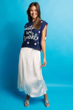 United We Sparkle Sweater Vest