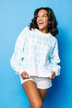 White & Mint 'Dentist Hygienist' Sweatshirt