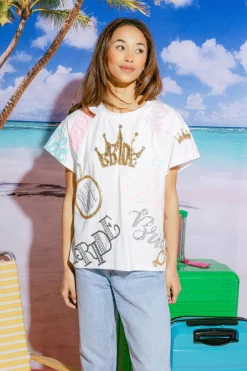 White Bride All Over Tee