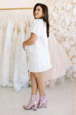 White Bride All Over Top