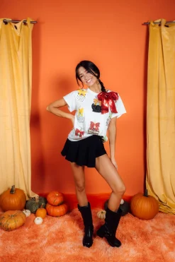 White Candy Apple Tee