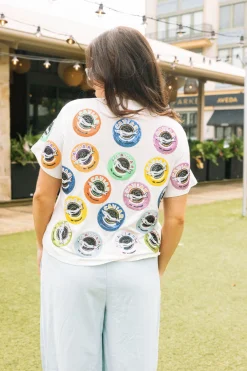 White Caviar Tins Tee