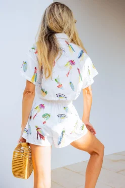 White Fish Tackle Short