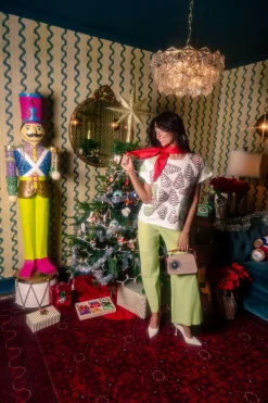 White Little Debbie Trees Tee