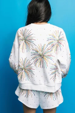 White Mega Firework Short