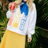 White Multi Coca-Cola® Bottle Sweatshirt