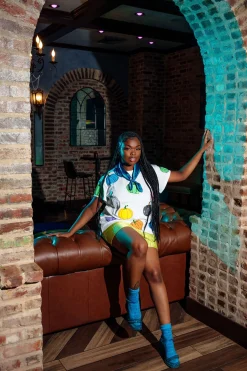 White Multi Pumpkin Tee