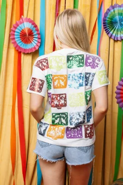 White Papel Picado Tee
