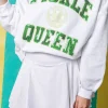White 'Pickle Ball Queen' Sweatshirt