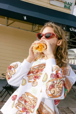 White Po' Boy Sweatshirt