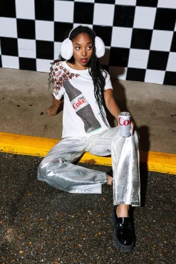 White Popping Diet Coke® Tee