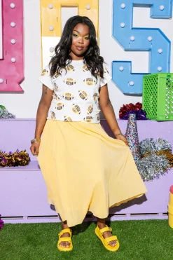 White, Purple & Yellow 'Game Day' Football Tee