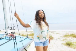 White Statue of Liberty Icon Tee