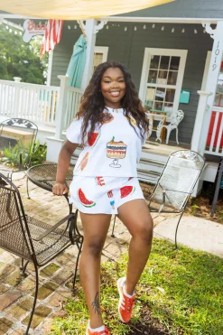 White USA Food Short