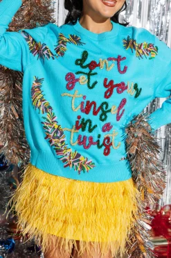 Yellow Feather Skirt