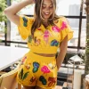 Yellow Girlies & Drinks & Animals Shorts