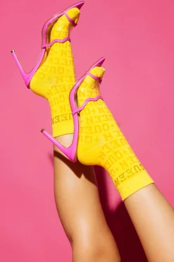 Yellow Queen Socks