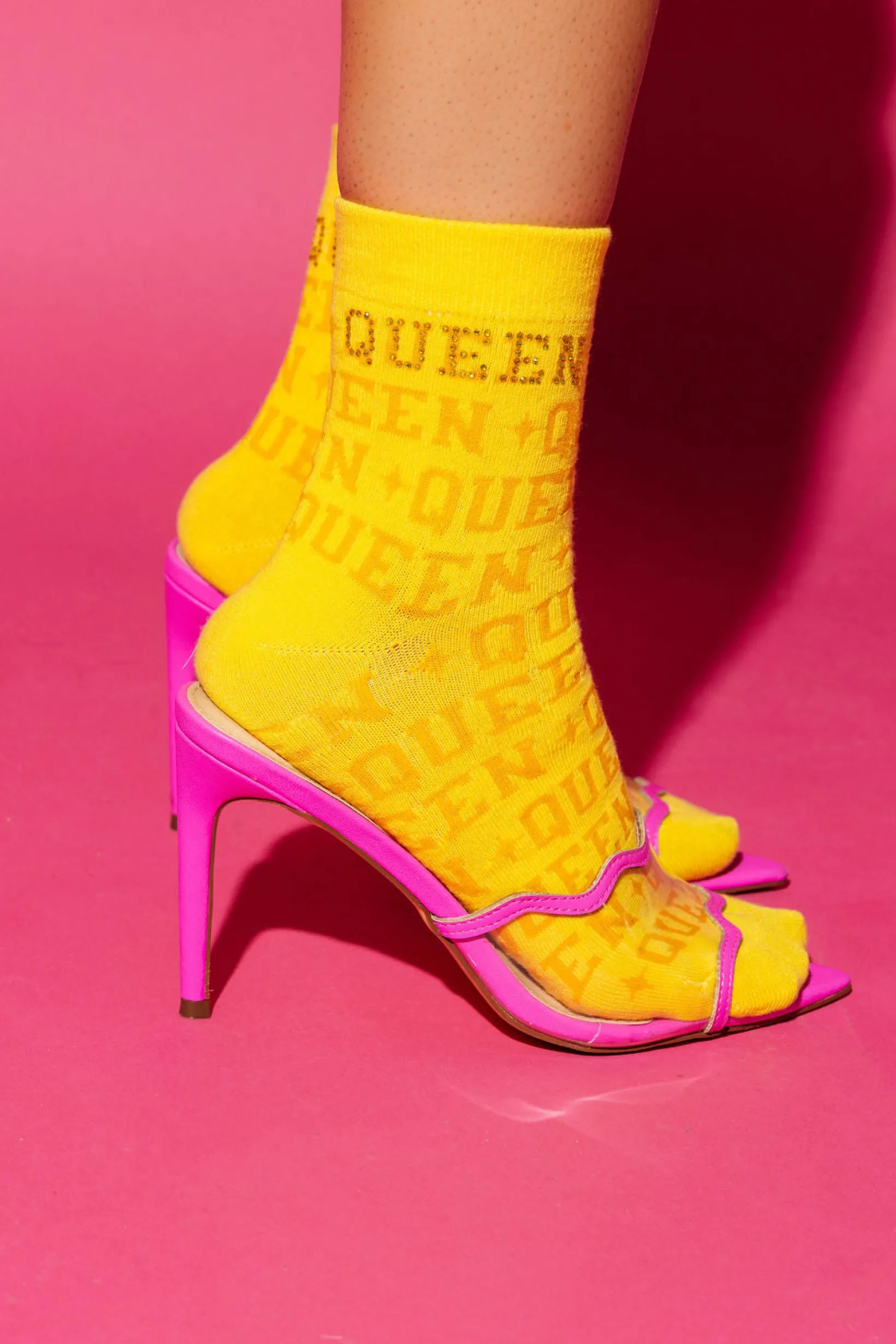 Yellow Queen Socks