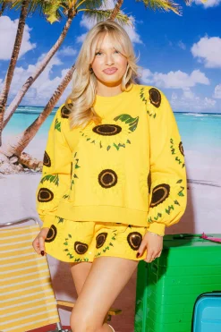 Yellow Sunflower Short