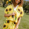 Yellow Sunflower Skort